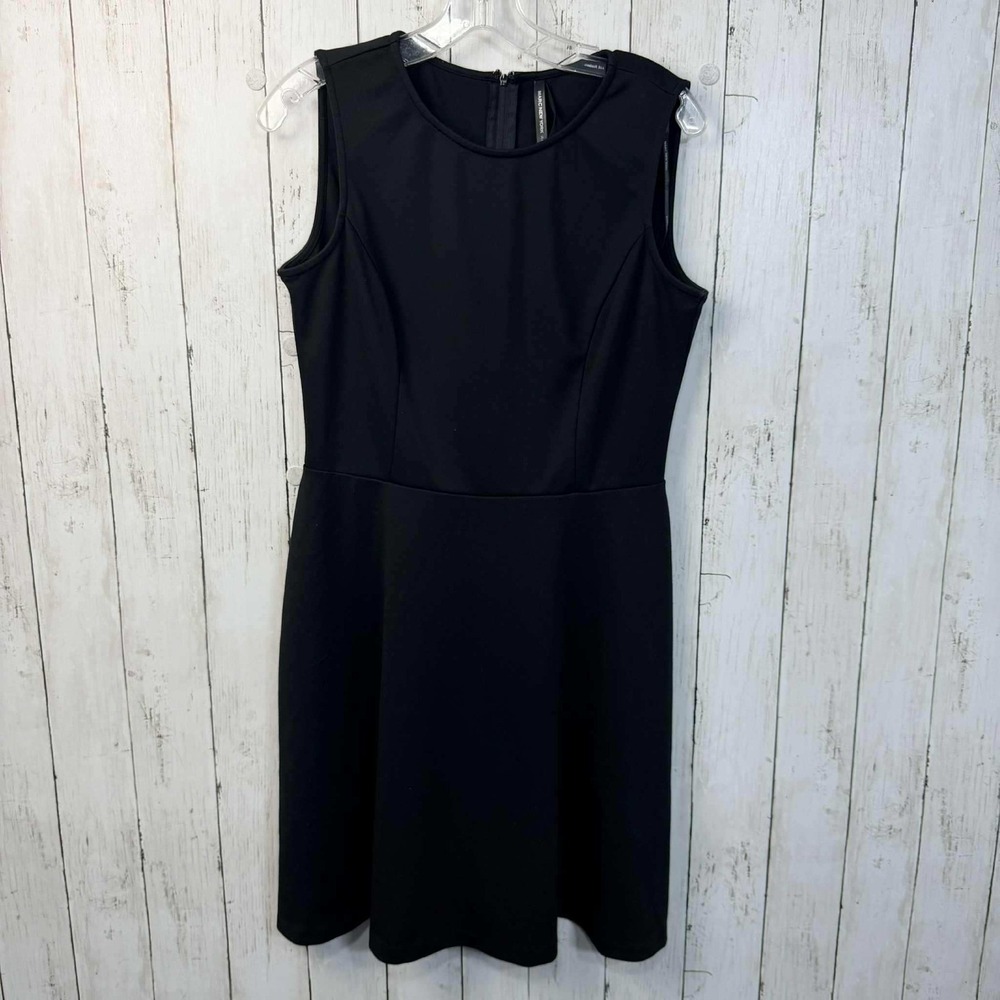 Marc New York Andrew Marc Women's Black Fit & Flare Dress Sleeveless Size M
